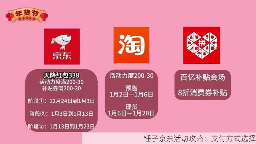 锤子京东活动攻略：支付方式选择